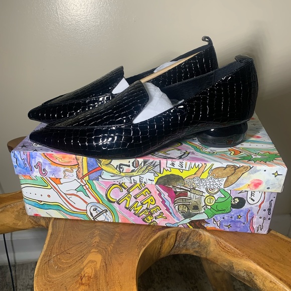 Jeffrey Campbell Shoes - jeffrey campbell vinny black patent croco never worn